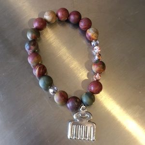 Custom MADE COLORFUL NATURAL PICASSO BEADS-10MM